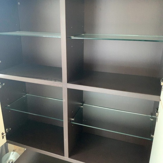 Image 1 of Sleek wall unit with hanging element ALPE