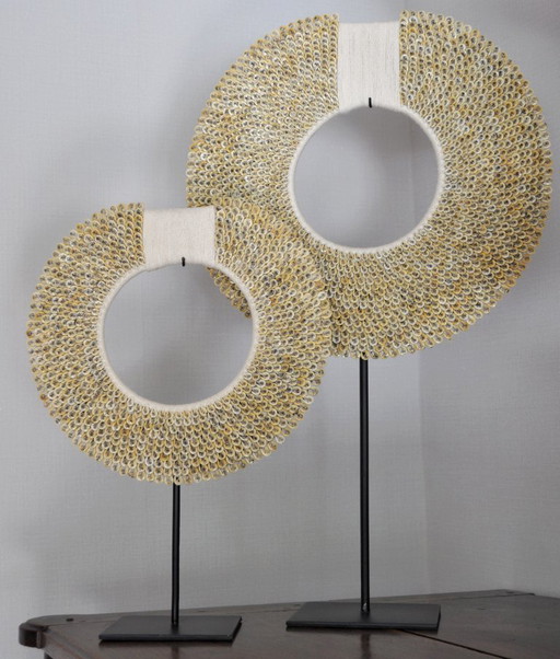 Set of 2 NASSA shell necklaces (ref 3188)