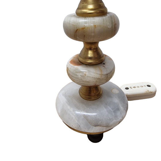 Image 1 of Vintage Onyx Marble Lamp Base