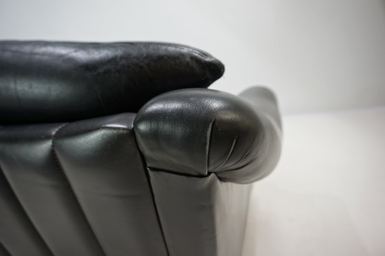 Image 1 of Französischer Art-Déco-Ledersessel, 1960