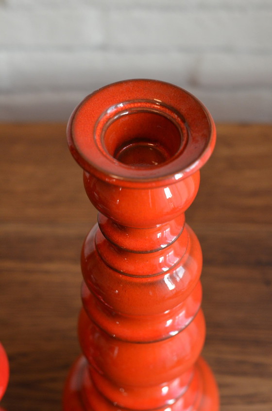 Image 1 of Großer Keramik Kerzenständer Space Age 70er Jahre