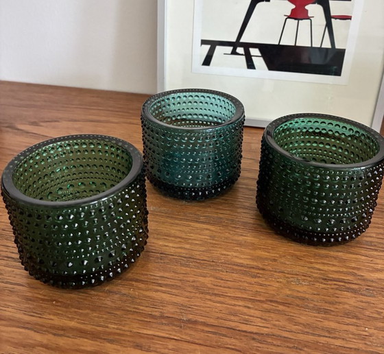 Lampe d'ambiance votive Iittala Kastehelmi, ensemble de 3 pièces – Bougeoirs et chandeliers, Glass (photo 2 of 5)
