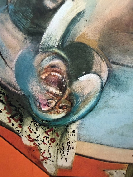 Francis Bacon (1909-1992), Marlborough Gallery, 1980,  Orginal Vintage Exhibition Poster, Paper, Multi Color (photo 7 of 11)