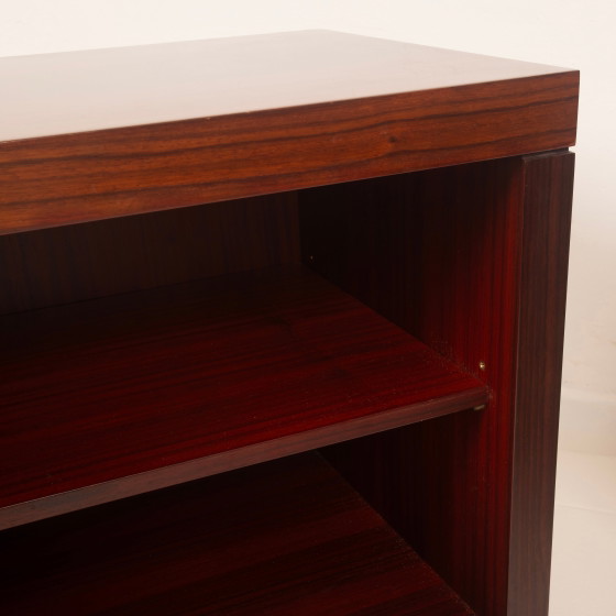 Luciano Frigerio Brutaliste Bois de Padouk Gaetano Tables de nuit pour Frigerio di Desio – Wood (photo 22 of 23)