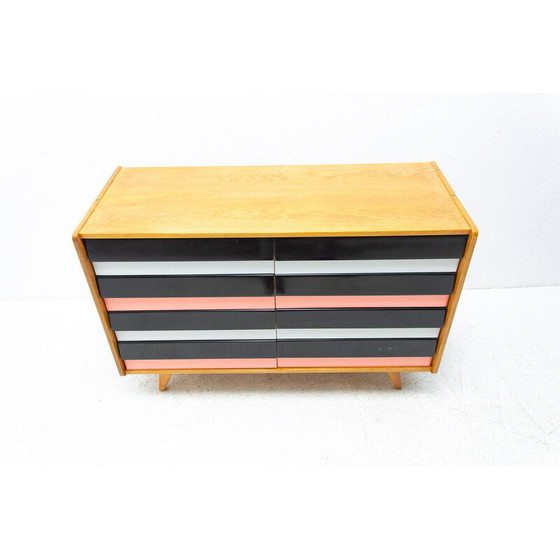 Image 1 of Vintage chest of drawers U-458 in beech by Jiri Jiroutek for Interier Praha, Czechoslovakia 1960s