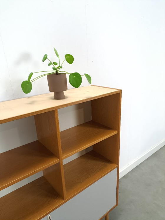 Image 1 of Danish Domino Mobler cabinet with flap door