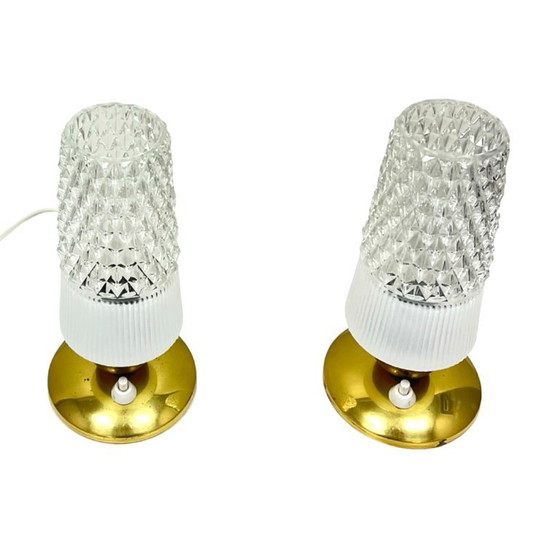 Image 1 of Pair of vintage Elektro-Rausendorf Bautzen bedside lamps, Germany, 1970s