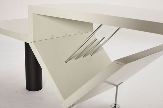 Attyka 2 Console Table Designed by Jacob Jensen for Bang & Olufsen, Denmark, 1980’s – Wood (photo 12 of 18)