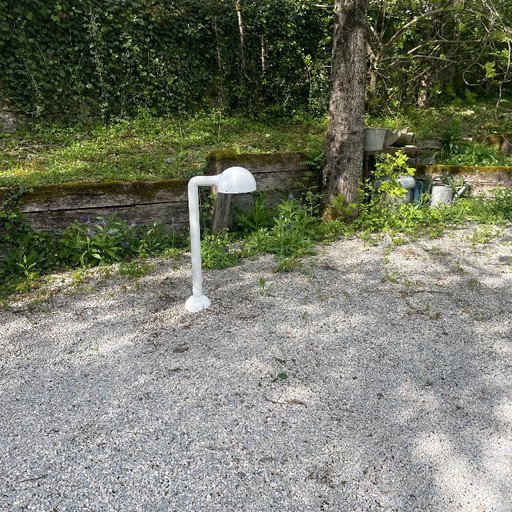 Außenleuchte aus den 1970er Jahren von R. Haussmann (CH) – vloerlampen, Metal (photo 2 of 5)