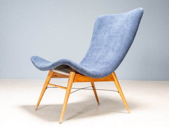 Image 1 of Fauteuils Coquille par Miroslav Navrátil, Český Nábytek, 1960 - Set de 3