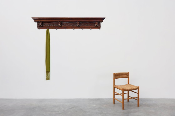 Image 1 of Großer, handgeschnitzter Garderobenständer aus massiver Eiche, 18. Jahrhundert, Frankreich