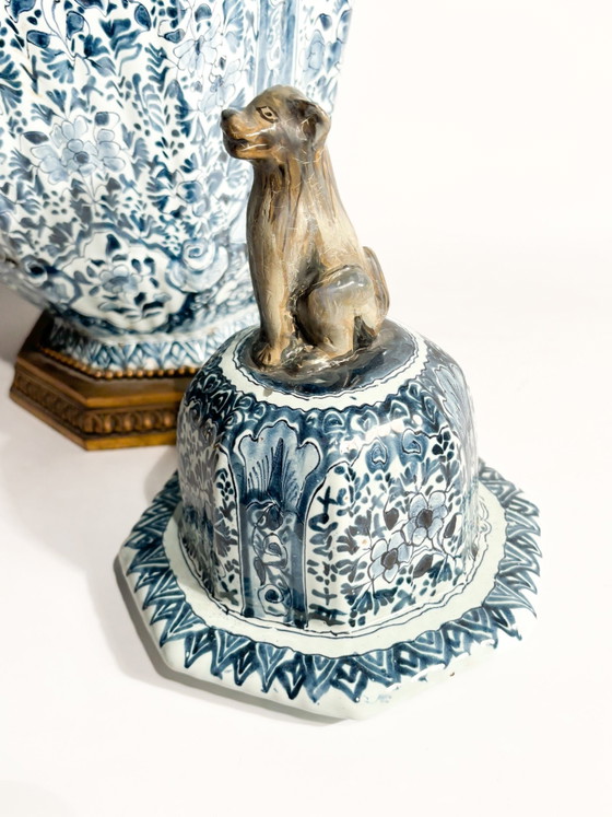 Vase en céramique de Delft peint à la main, XIXe siècle – Ceramic (photo 13 of 17)