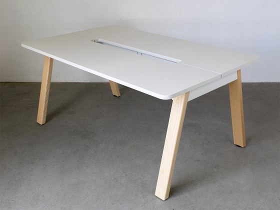 Image 1 of Haworth Intuity Parkbench Table Design Bangdesign