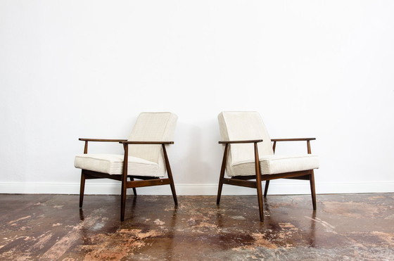 Image 1 of Fauteuils vintage, modèle 300-190, par H. Lis, Pologne, années 1970, lot de 2