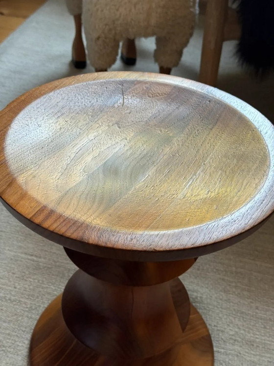 Tabourets Vitra Eames, modèle C / Noyer brillant – Wood (photo 7 of 8)