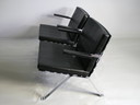 1x Girsberger 1961 Lounge Eurochair 1600 H. Eichenberger Swiss Made Ledersessel