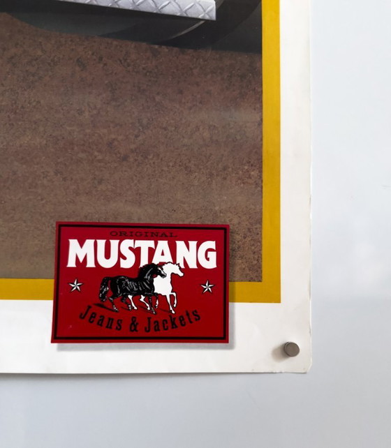 Image 1 of Mustang Jeans & Jackets "Trucks" – c. 1980s – Original vintage A1 Poster | 84.1 × 59.4 cm | Germany