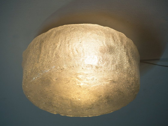 Image 1 of Wand- of plafondlamp IJsglas