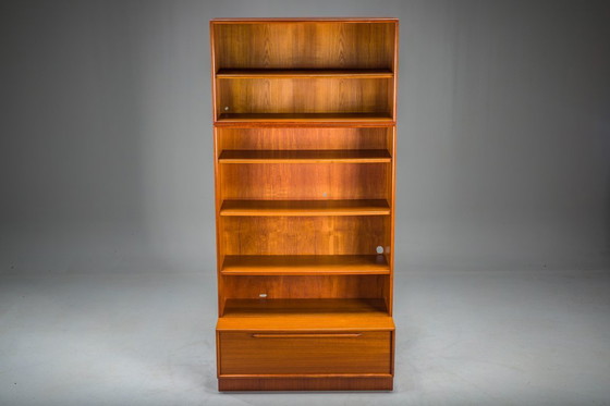 Image 1 of Grande bibliothèque vintage en teck par Heinrich Riestenpatt, 1960s