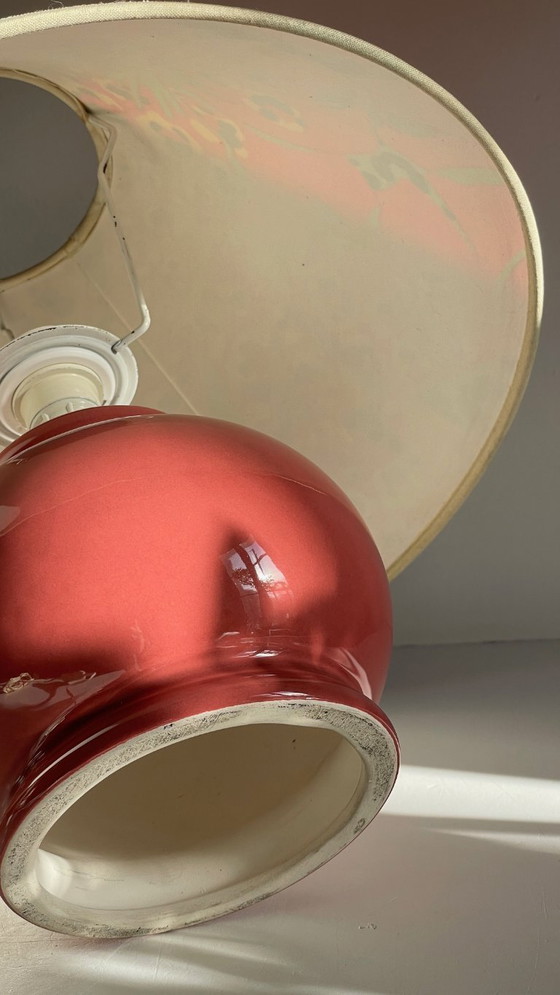 Image 1 of Vintage Ceramic Leopard Lamp