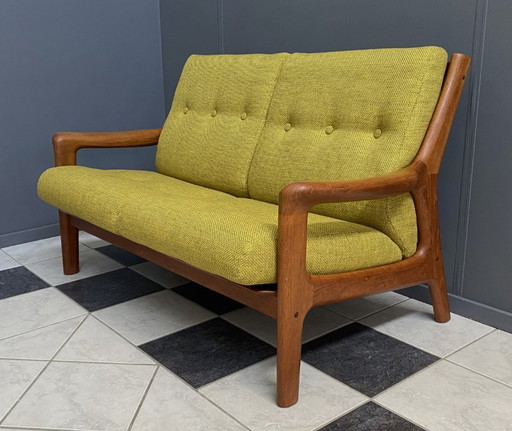 Divano a 2 posti in teak Gustav Thams per A/S Vejen Danimarca anni '60