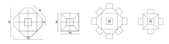 Image 1 of Table (circular side) Design Bob Van den Berghe 1976