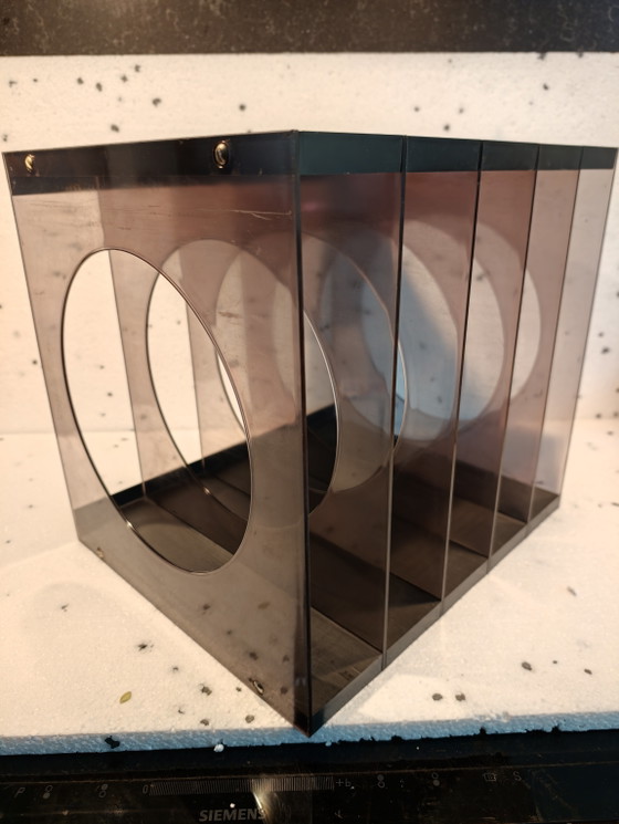 Portadischi anni '70 Mobiletto portadischi vintage Tavolino retrò – Tavolini, Plexiglass (photo 5 of 5)