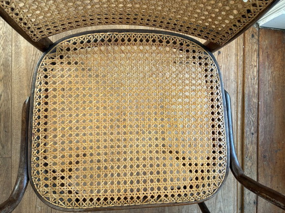 Image 1 of 4x Sessel „Prag“, Entwurf Thonet Nr. 811 von Josef Hoffmann