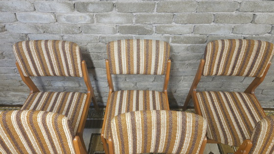 Image 1 of Set of 6 vintage Scandinavian chairs, 1970s