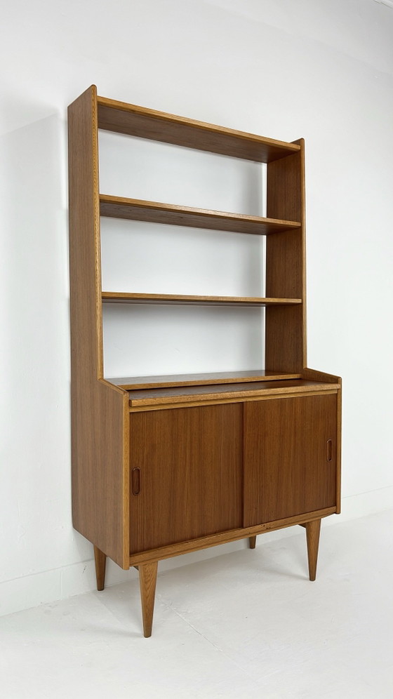 Librerie vintage in impiallacciatura di teak (photo 8 of 11)