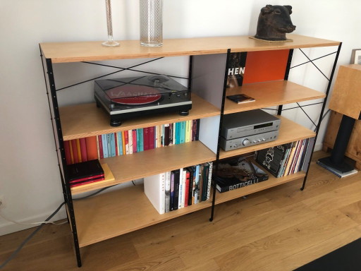 Étagère ESU pour unité de rangement Eames (3 niveaux) – Vitra, wandkast, Metal, Wood (photo 2 of 14)