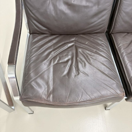 Knoll Art Collection Leather Bench, Rudolf B. Glatzel – 2 seaters, Metal (photo 9 of 12)