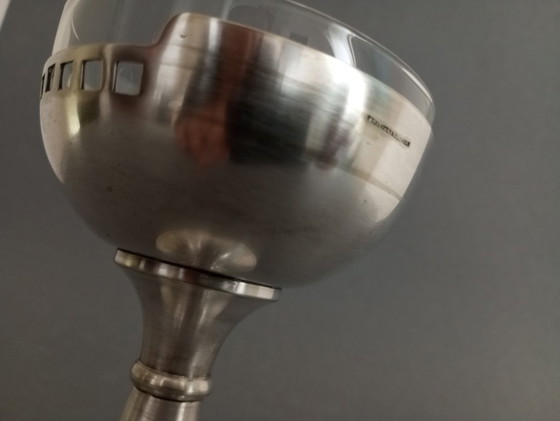 Image 1 of Seltener Hans Ofner Sezessions-/Kunsthandwerker-Kelch für Wolkenstein & Glückselig 1905