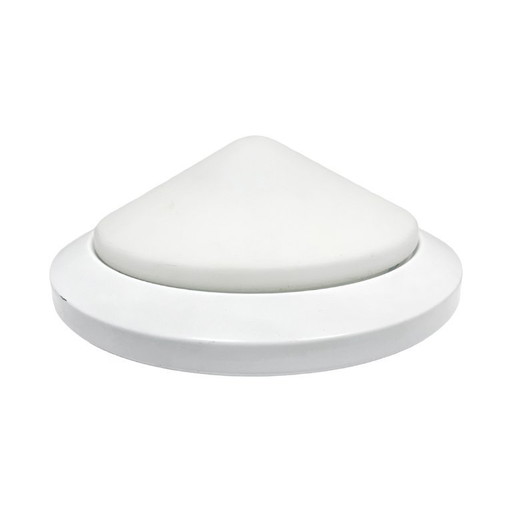 1980s Bahag Round Ceiling Light Made of Glass and Metal – plafondlampen (photo 2 of 10)