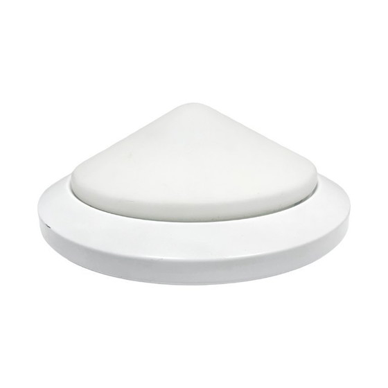 1980s Bahag Round Ceiling Light Made of Glass and Metal (photo 2 of 10)