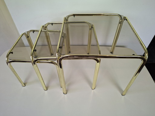 3 mid-century nesting side tables mimi