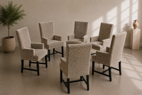 Image 1 of Set mit 6 Keijser & Co Design Esszimmerstühlen – Exklusive Luxuspolsterung