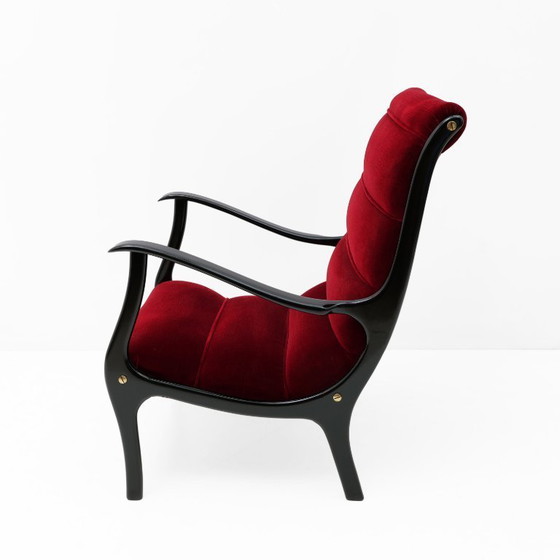 Image 1 of Sillón Mitzi italiano de mediados de siglo de Ezio Longhi para Elam, década de 1950