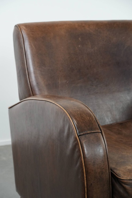 Image 1 of Elegante set di due poltrone in pelle di pecora