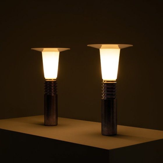 Image 1 of 2x Lampe de table modèle 1041.32 par Uno & Östen Kristiansson pour Luxus
