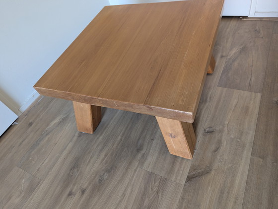 Image 1 of Solid oak coffee table Furniture Factory Oisterwijk 1960s/70s