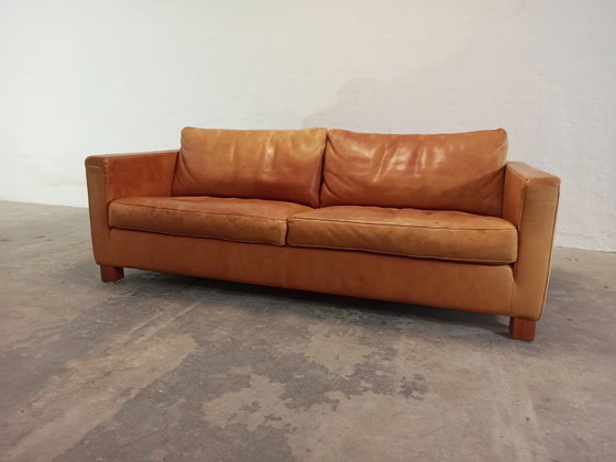 Image 1 of Molinari Cognac leather sofa 