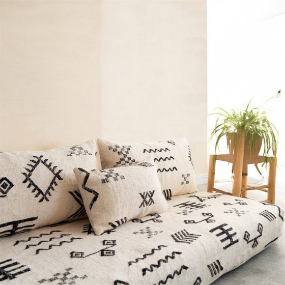 Image 1 of Handgemaakte Marokkaanse vloerbank