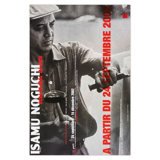 Isamu NOGUCHI Expo – Maison de la Culture du Japon – Paris-Plakat 2002