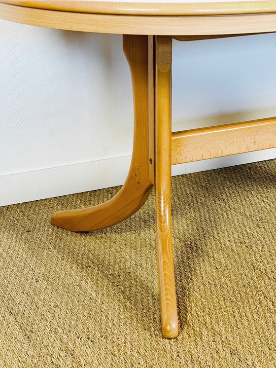 Image 1 of Table à manger vintage ovale extensible, 1960