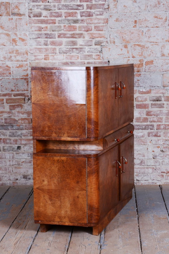 Gerestaureerd art-deco dressoir, van J. Halabala, UP Zavody, mahoniehout, Tsjechië, jaren 1920 – UP Závody (photo 7 of 44)