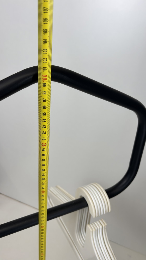 Image 1 of Vintage Ikea Grund matzwart metalen dressboy Niels Gammelgaard