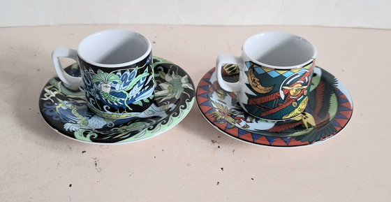 Image 1 of Bopla! Langenthal Swiss 2 demaste/espresso cups and saucers.