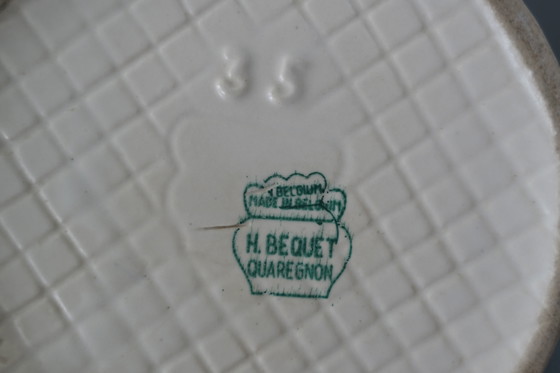 Image 1 of Vintage H. Bequet Quaregnon Vaas 35