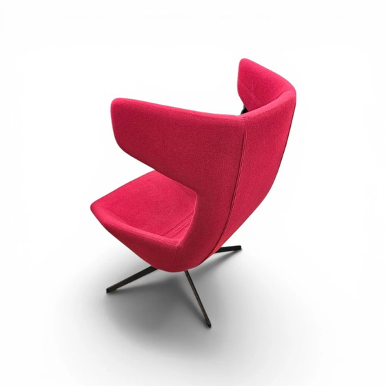 ALFREDO HÄBERLI / Sessel “Take a line for a walk” / Moroso / Italien / Design 2003 / rote Wolle – Wool (photo 3 of 13)